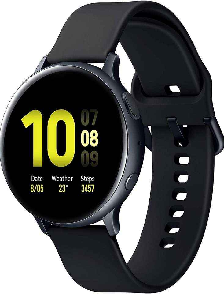 Active 2 Smart Watch - 1.8” HD Touch Display, Bluetooth Calling, Heart Rate & SpO₂ Monitor, GPS, IP67 Waterproof, Black Metal Band | SKU-W5