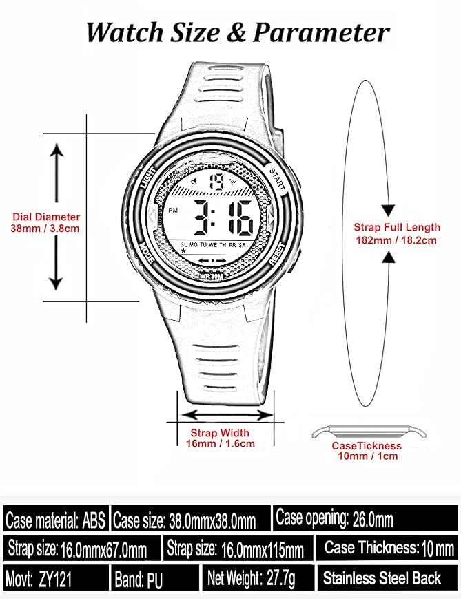 Digital Sports Watch for Kids | Dual Display Waterproof Kids’ Watch with Super Velocity Dial and Alarm Function