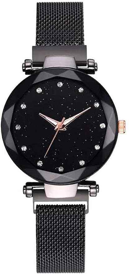 Analog Girl's Watch with Black Dial & Strap | Premium Stylish Timepiece for Girls & Women