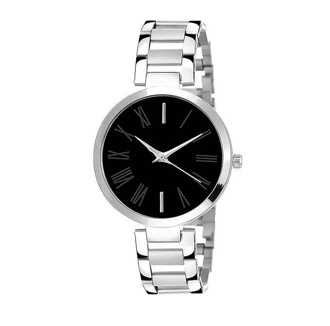 Women’s Fashion Analog Watch – Silver Bracelet & Round Quartz Dial | Perfect for Casual & Daily Wear