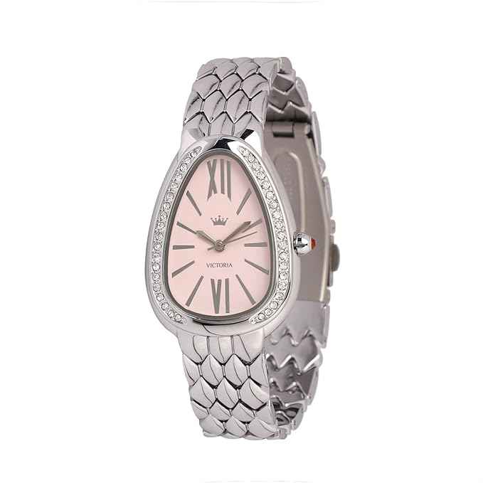 Fashionable Ladies Waterproof Watch - Elegant Analog Quartz Design in Silver - Perfect Gift for Women