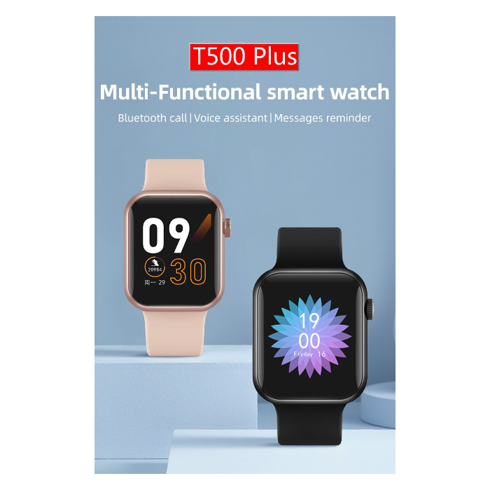 Fitpro T500 Smart Watch 44MM | Bluetooth Call, Music Player, Heart Rate Monitor – iOS & Android (Black) |SKU-W3 - Impwatch