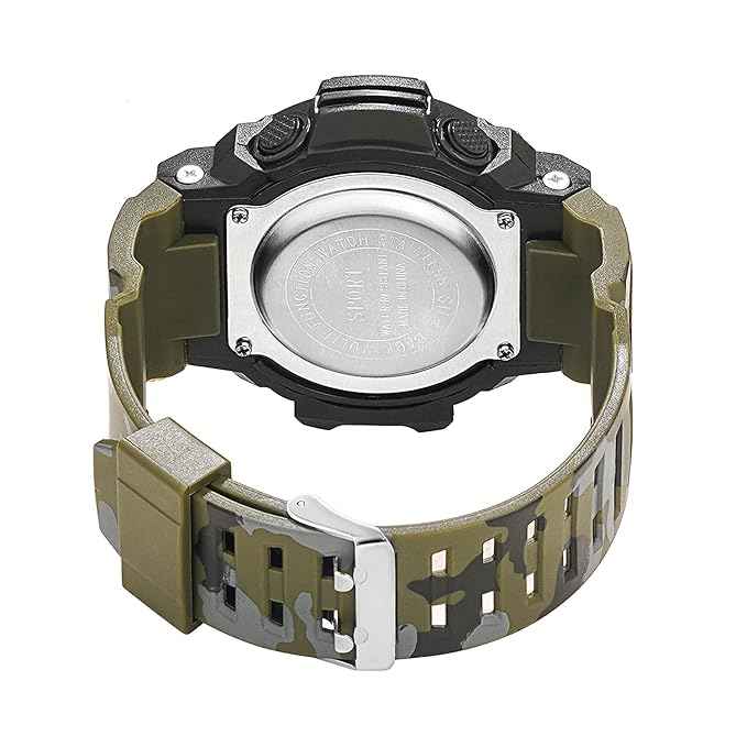 Digital Sports Watch for Men - Rugged Multi-Function Outdoor Watch with Countdown Timer, Alarm & WR30 Water Resistance | SKU-W18