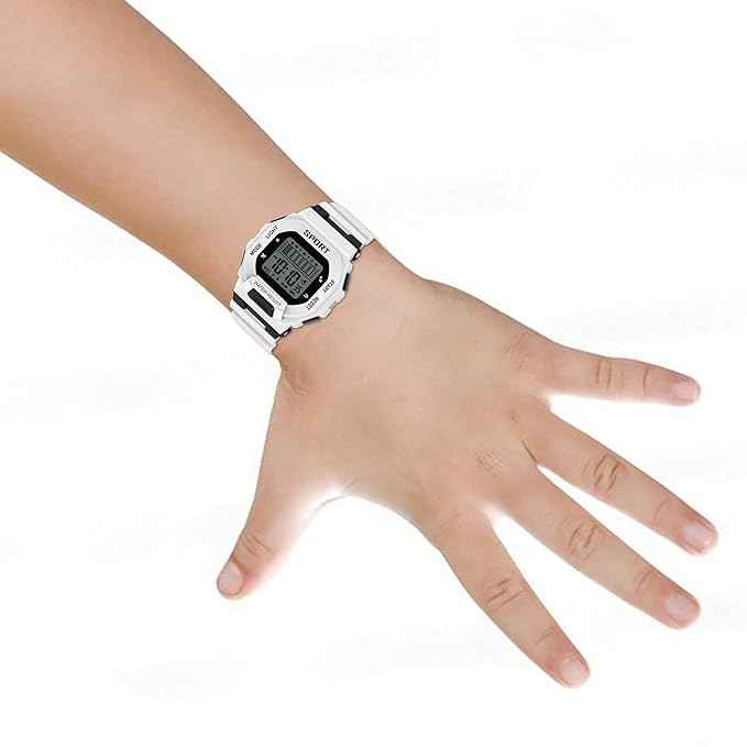 Sportz Digital Silicone Strap Children's Digital Sports Watch | Waterproof LED Wristwatch for Boys & Girls | Durable & Comfortable Kids Watch | SKU-W25
